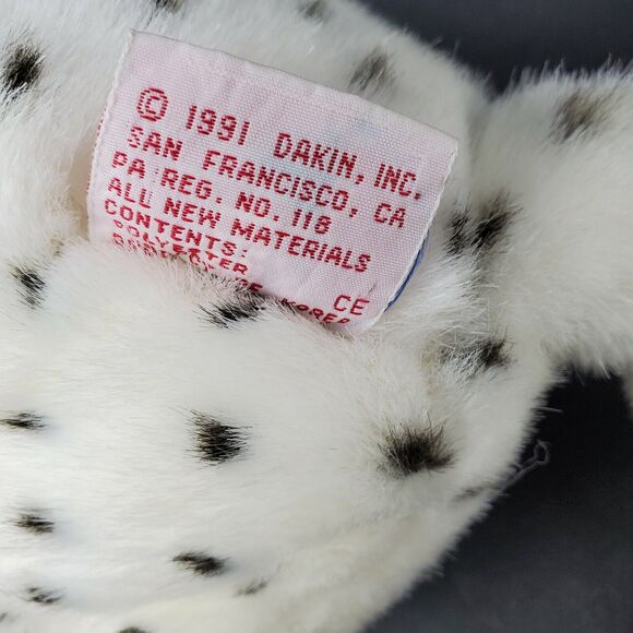 Dakin Plush Stuff Animal 15" White Snow Leopard Cat Silver Paws Nose Vintage - Picture 4 of 5